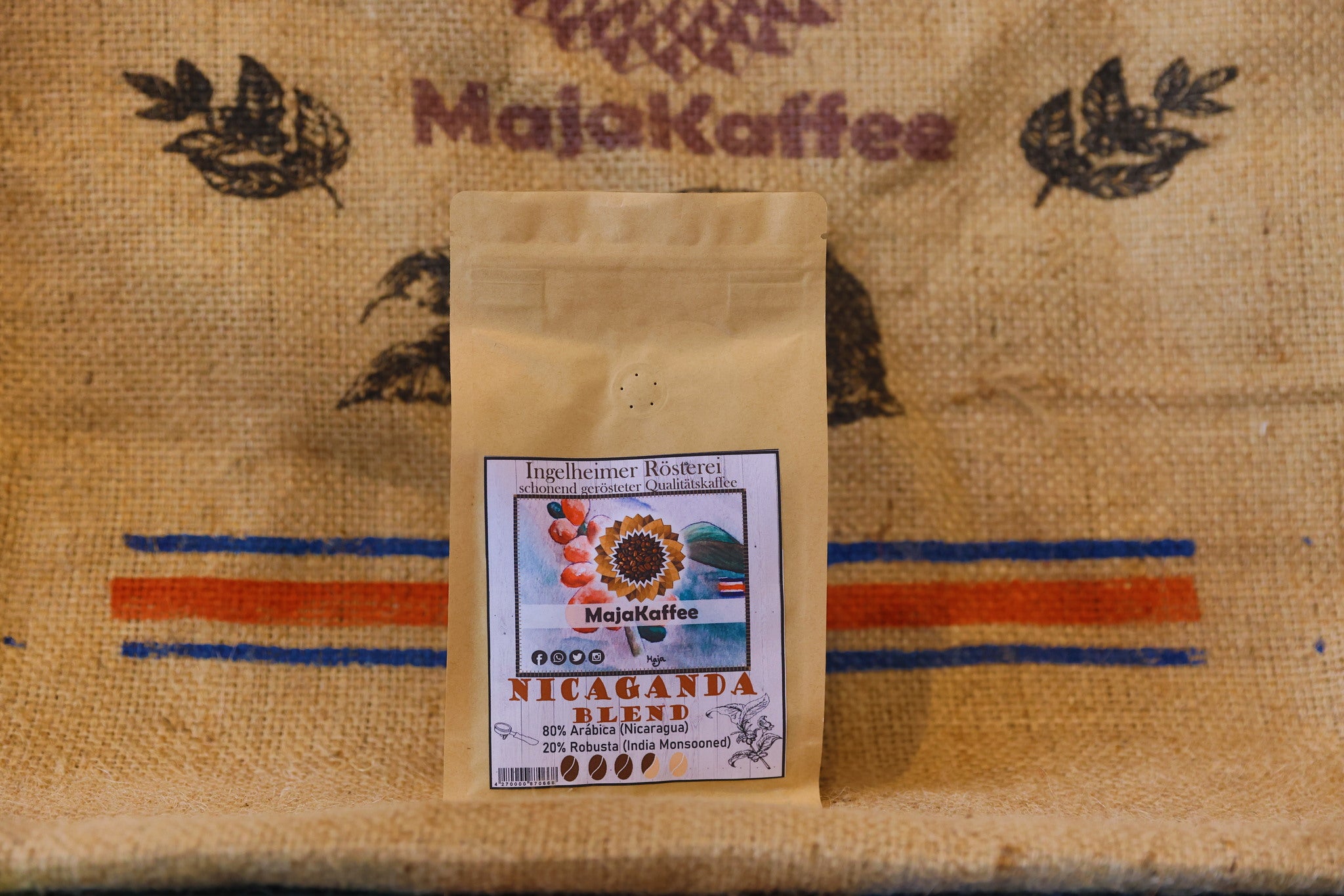 Photo of MajaKaffee Espresso "Nicaganda Blend", 80% Arábica (Nicaragua) & 20% Robusta