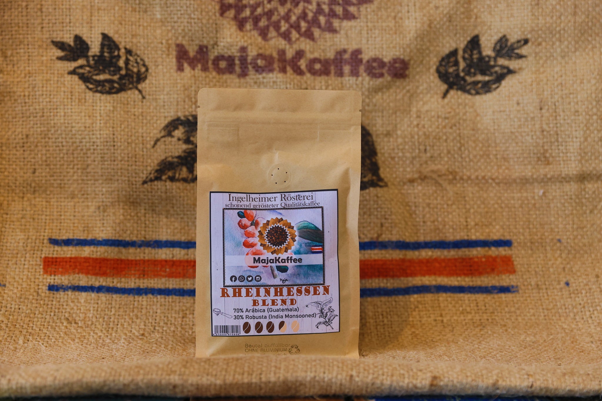Photo of MajaKaffee Espresso "Rheinhessen Blend", 70% Arábica (Guatemala) & 30% Robusta